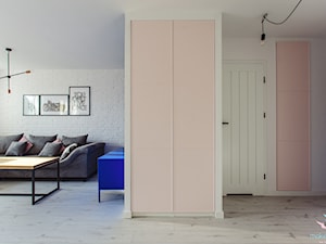 Mieszkanie - skandynawski soft loft - Hol / przedpokój, styl skandynawski - zdjęcie od make again