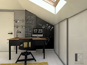 Pokój nastolatka, Kęty - Biuro - zdjęcie od Pracownia Projektowa Kamila Szemik