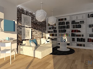 Salon, styl skandynawski - zdjęcie od ENTE-Architekci