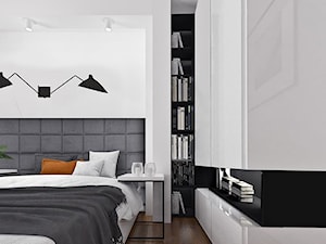 mieszkanie w kamienicy - Mała biała sypialnia, styl tradycyjny - zdjęcie od Sylwia Bartkiewicz Pracownia architektury wnętrz