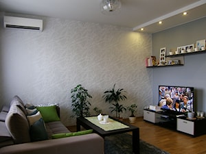 Mieszkanie W-wa Ursynów - Salon, styl nowoczesny - zdjęcie od KREOSTUDIO
