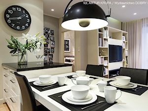 EKO PARK - Średnia beżowa jadalnia w salonie, styl tradycyjny - zdjęcie od Ewelina Mąkosa - Interiors Creation