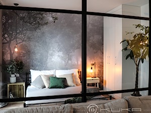 SOHO - Średnia biała szara sypialnia, styl industrialny - zdjęcie od KUKA Concept