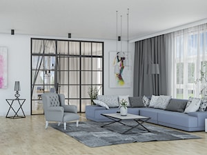 Koncepcja domu w Piasecznie - Salon, styl industrialny - zdjęcie od KUKA Concept