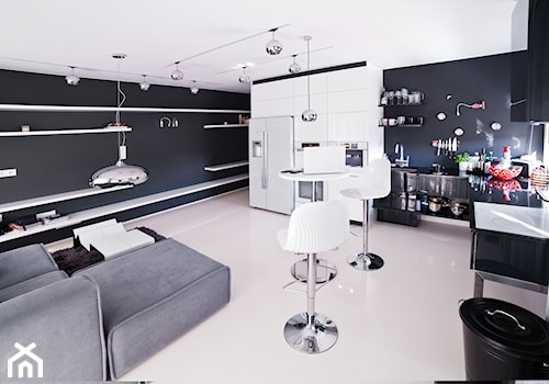 Kuchnia/ Salon/ Jadalnia - zdjęcie od Architects Van Malko