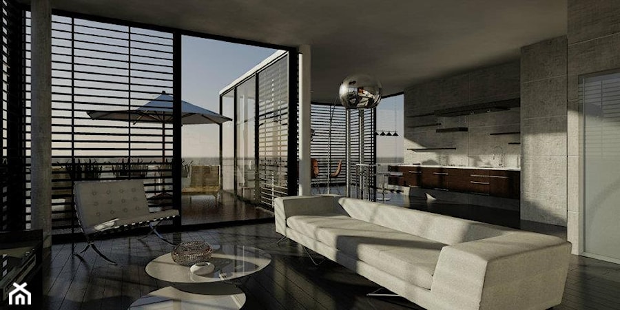 Apartament - Salon, styl nowoczesny - zdjęcie od Architects Van Malko
