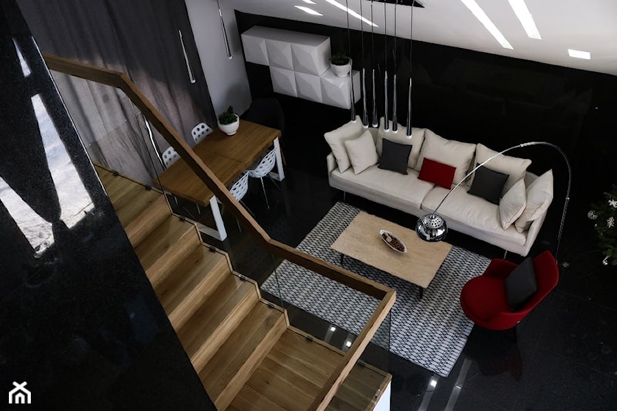 22 tony granitu - Salon, styl nowoczesny - zdjęcie od Architects Van Malko
