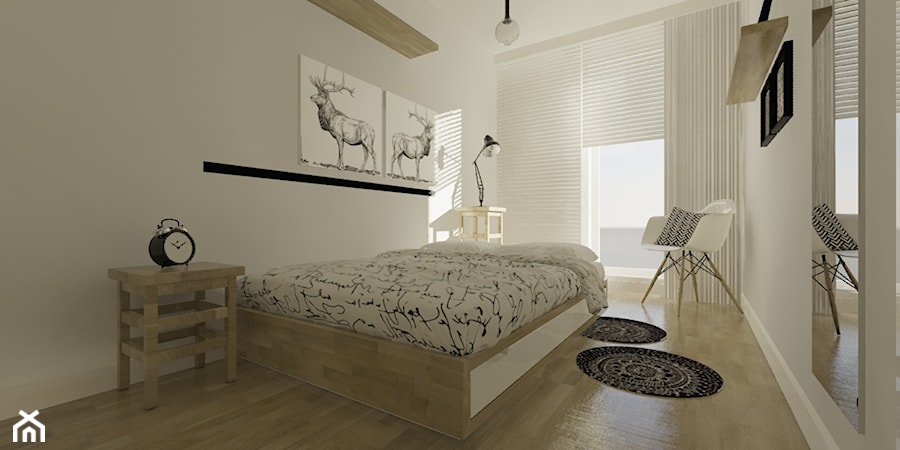 Sypialnia, styl skandynawski - zdjęcie od Architects Van Malko