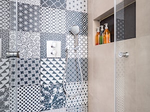 Skandynawska łazienka z patchworkami - zdjęcie od Och-Ach_Concept
