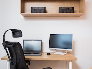 Małe białe biuro, styl nowoczesny - zdjęcie od Och-Ach_Concept
