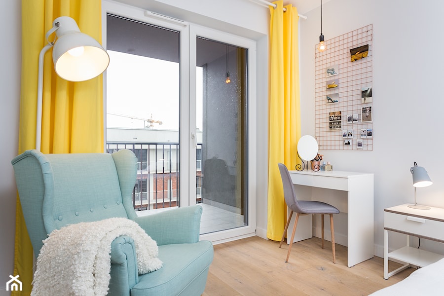 Skandynawska, przytulna sypialnia - zdjęcie od Och-Ach_Concept