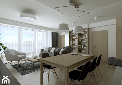 Mieszkanie nie na co dzień - Jadalnia, styl nowoczesny - zdjęcie od ZIELONE studio projektowe