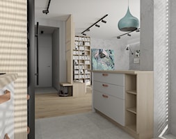Mieszkanie z betonem i kolorem - Kuchnia, styl skandynawski - zdjęcie od ZIELONE studio projektowe - Homebook
