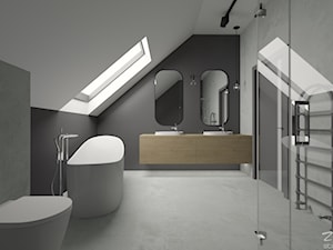 Chłodno i minimalistycznie - Łazienka, styl minimalistyczny - zdjęcie od ZIELONE studio projektowe