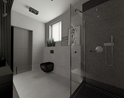 Przestronna willa na kameralnym osiedlu - Łazienka, styl minimalistyczny - zdjęcie od ZIELONE studio projektowe - Homebook