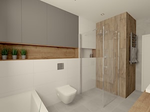 rozwojowe mieszkanie - Łazienka, styl skandynawski - zdjęcie od ZIELONE studio projektowe