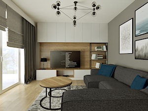 rozwojowe mieszkanie - Salon, styl industrialny - zdjęcie od ZIELONE studio projektowe