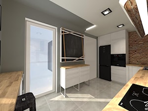 Mieszkanie w stylu industrialnym - Kuchnia, styl industrialny - zdjęcie od ZIELONE studio projektowe