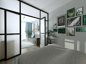 Mieszkanie nie na co dzień - Sypialnia, styl nowoczesny - zdjęcie od ZIELONE studio projektowe