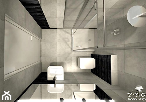 Łazienka dla gości - zdjęcie od ZIELONE studio projektowe