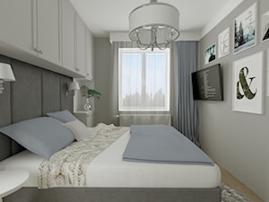 rozwojowe mieszkanie - Sypialnia, styl glamour - zdjęcie od ZIELONE studio projektowe