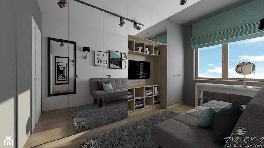 Wytworna elegancja - Sypialnia, styl nowoczesny - zdjęcie od ZIELONE studio projektowe
