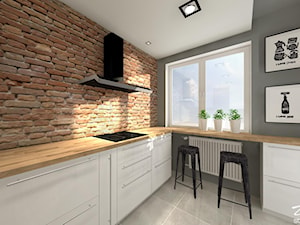 Mieszkanie w stylu industrialnym - Kuchnia, styl industrialny - zdjęcie od ZIELONE studio projektowe