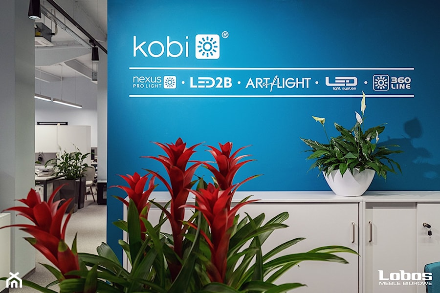 Realizacja dla firmy Kobi Light - Lobos Meble Biurowe - Wnętrza publiczne, styl nowoczesny - zdjęcie od Lobos Meble Biurowe