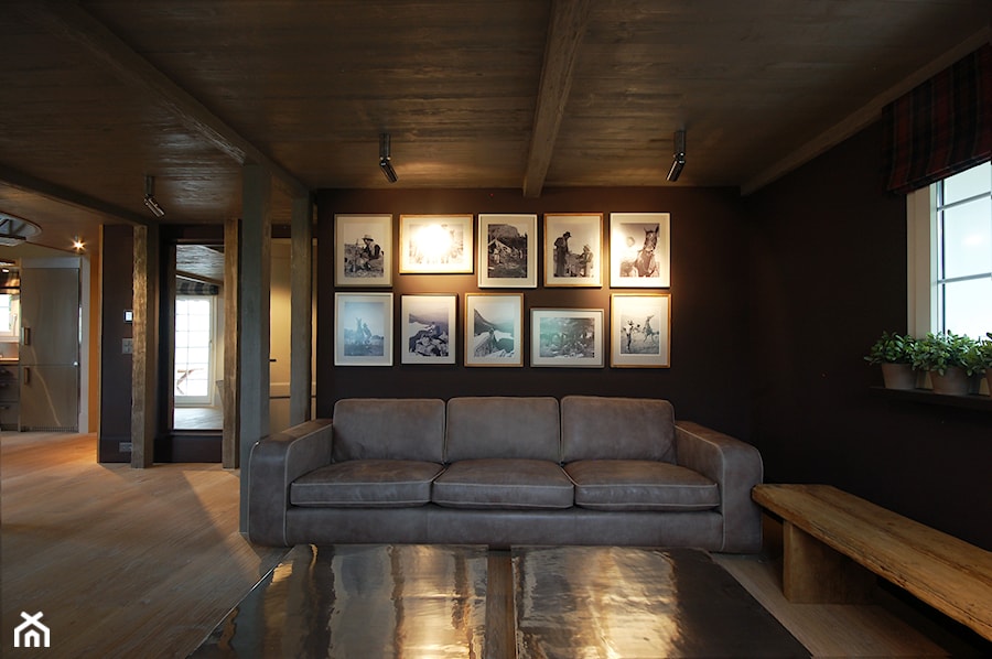 Dom w górach - Salon, styl nowoczesny - zdjęcie od Home England & Architects