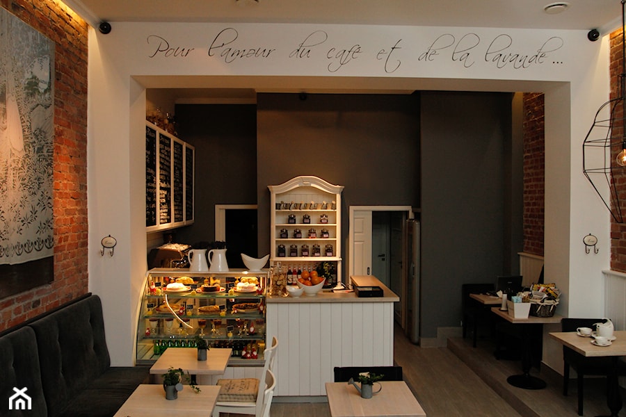 Kawiarnia Lavenda Cafe - Wnętrza publiczne - zdjęcie od Pracownia Wnętrza - przestrzeń szyta na miarę