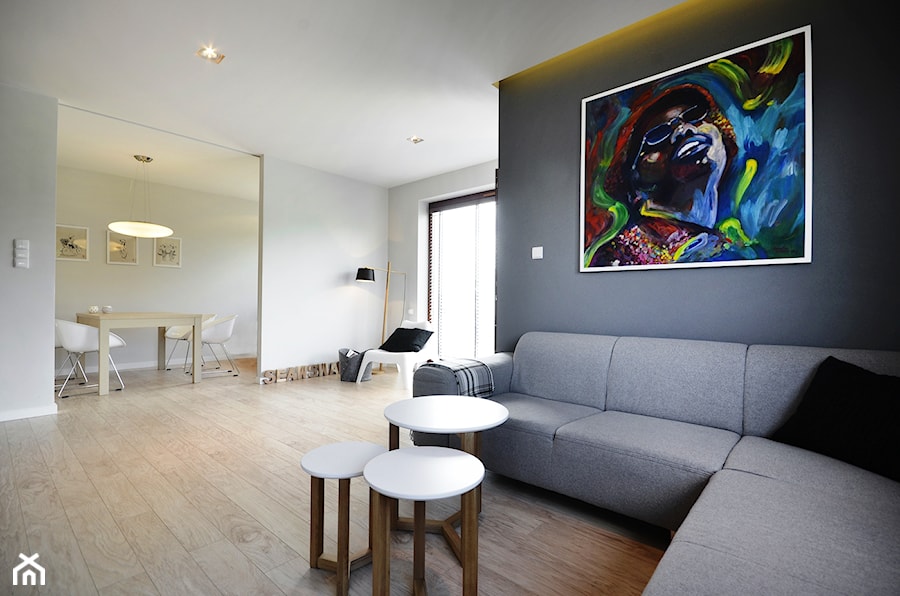 Apartament Altoria - Salon - zdjęcie od Pracownia Wnętrza - przestrzeń szyta na miarę