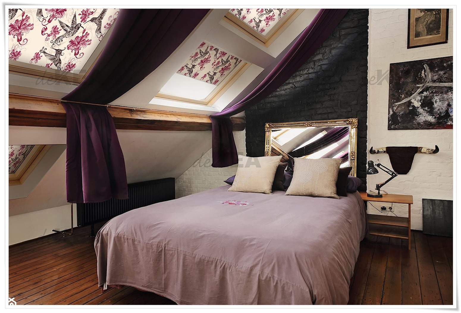 Rolety dachowe deKEA do sypialni w stylu Retro - zdjęcie od deKEA Polska - Homebook