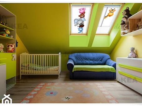 Aranżacje wnętrz - Pokój dziecka: Rolety dachowe deKEA do pokoju dziecięcego - deKEA Polska. Przeglądaj, dodawaj i zapisuj najlepsze zdjęcia, pomysły i inspiracje designerskie. W bazie mamy już prawie milion fotografii!
