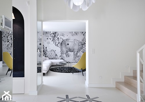 Orlove - Średni biały salon, styl nowoczesny - zdjęcie od Ministerstwo Spraw We Wnętrzach