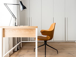 Apartament w Gdańsku - Małe w osobnym pomieszczeniu białe biuro, styl nowoczesny - zdjęcie od ManaDesign