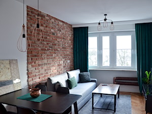 Apartament - Malbork Stare Miasto - 43m2 - 2020 - Salon, styl nowoczesny - zdjęcie od Studio86