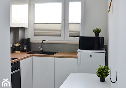 Apartament - Malbork Stare Miasto - 43m2 - 2020 - Kuchnia, styl skandynawski - zdjęcie od Studio86