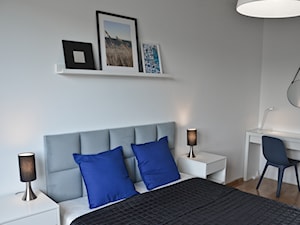 Home Staging - Marina Primore Gdańsk - 70m2 - 2019 - Mała sypialnia, styl nowoczesny - zdjęcie od Studio86