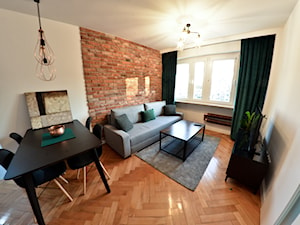 Apartament - Malbork Stare Miasto - 43m2 - 2020 - Salon, styl nowoczesny - zdjęcie od Studio86