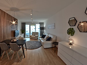 Home Staging - Marina Primore Gdańsk - 70m2 - 2019 - Salon, styl nowoczesny - zdjęcie od Studio86