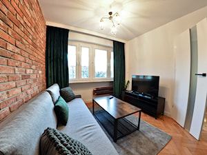 Apartament - Malbork Stare Miasto - 43m2 - 2020 - Salon, styl nowoczesny - zdjęcie od Studio86