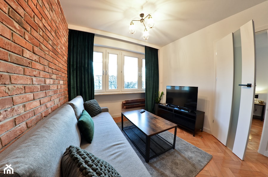 Apartament - Malbork Stare Miasto - 43m2 - 2020 - Salon, styl nowoczesny - zdjęcie od Studio86