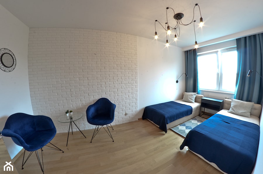 Home Staging - Marina Primore Gdańsk - 70m2 - 2019 - Sypialnia, styl nowoczesny - zdjęcie od Studio86