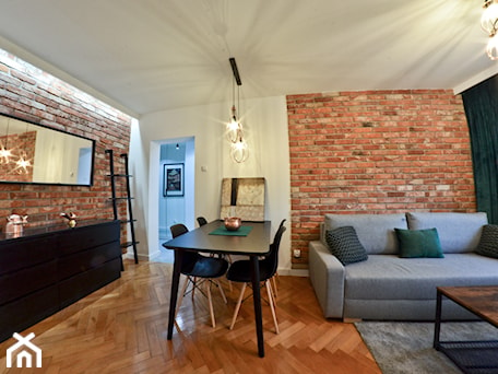 Aranżacje wnętrz - Salon: Apartament - Malbork Stare Miasto - 43m2 - 2020 - Salon, styl nowoczesny - Studio86. Przeglądaj, dodawaj i zapisuj najlepsze zdjęcia, pomysły i inspiracje designerskie. W bazie mamy już prawie milion fotografii!