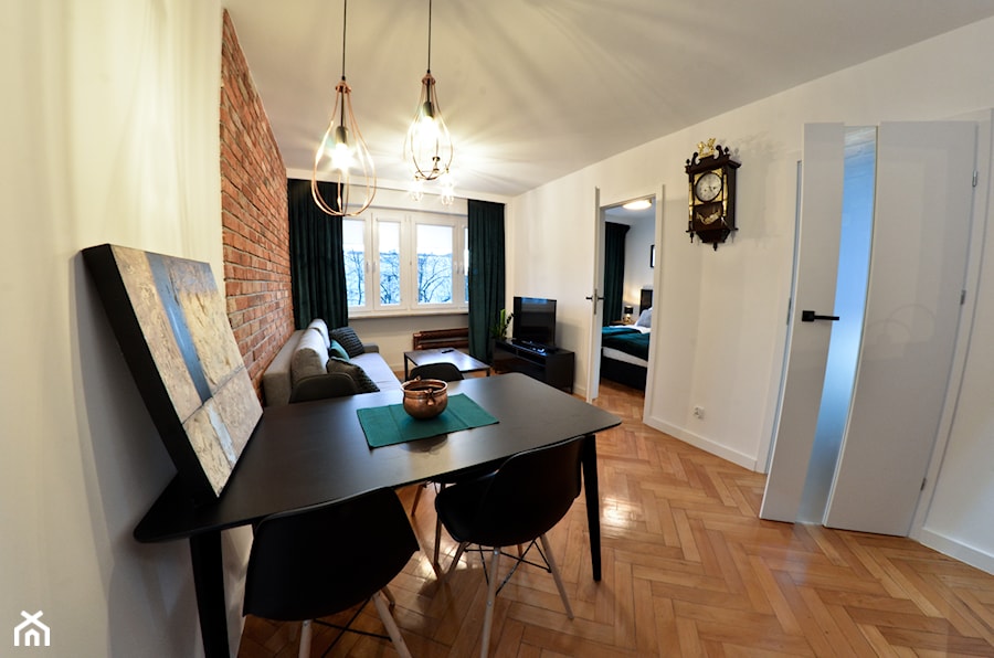 Apartament - Malbork Stare Miasto - 43m2 - 2020 - Salon, styl nowoczesny - zdjęcie od Studio86