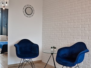 Home Staging - Marina Primore Gdańsk - 70m2 - 2019 - Średnia biała sypialnia, styl nowoczesny - zdjęcie od Studio86