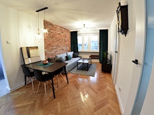 Apartament - Malbork Stare Miasto - 43m2 - 2020 - Salon, styl nowoczesny - zdjęcie od Studio86