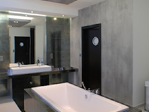 "betonowa" łazienka - zdjęcie od Parco-architekci