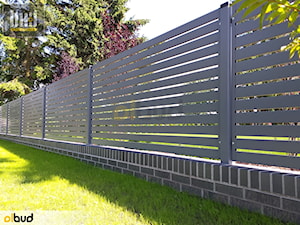 Ogrodzenie palisadowe poziome P82 - zdjęcie od Olbud ogrodzenia