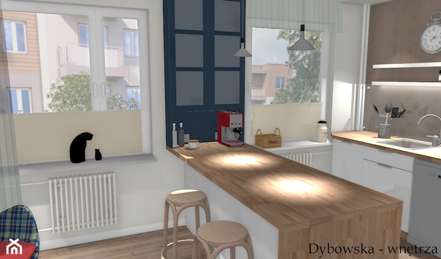 Kuchnia pani Rity - zdjęcie od Jolanta Dybowska - architekt wnętrz
